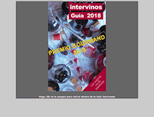 Tablet Screenshot of guiaintervinos.com